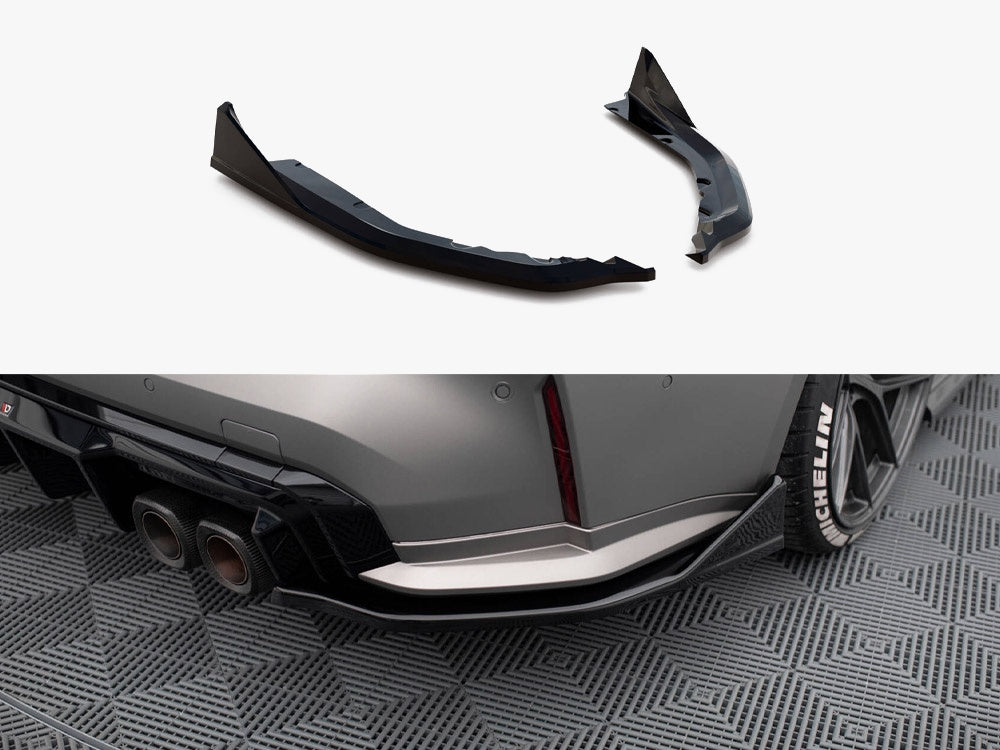 Rear Side Splitters V.5 (For rear valance v.1) BMW M4 G82