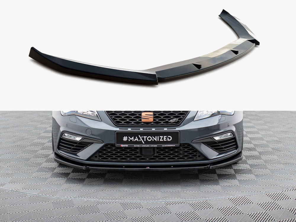 Front Splitter V.6 Seat Leon Cupra / FR Mk3 FL