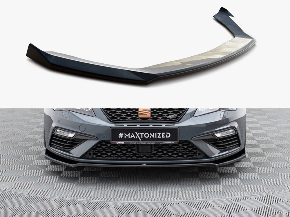 Front Splitter V.7 Seat Leon Cupra / FR Mk3 FL