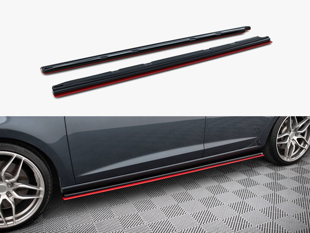 Side Skirts Diffusers V.3 Seat Leon Mk3 Cupra / FR Facelift