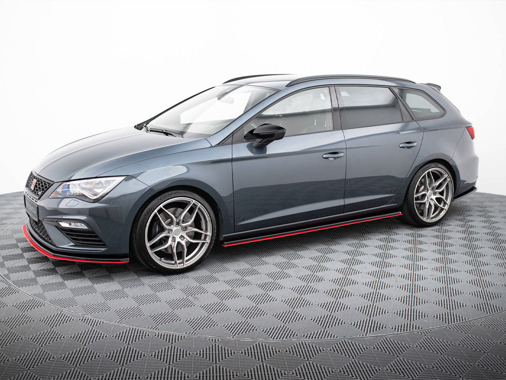 Side Skirts Diffusers V.3 Seat Leon Mk3 Cupra / FR Facelift