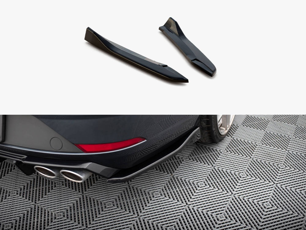 Rear Side Splitters V.3 Seat Leon Cupra Mk3 FL Sportstourer - Carbon Look