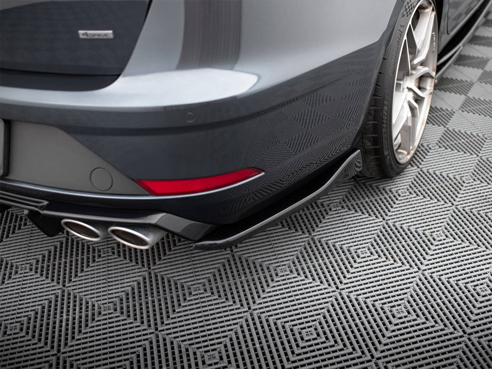 Rear Side Splitters V.3 Seat Leon Cupra Mk3 FL Sportstourer - Carbon Look