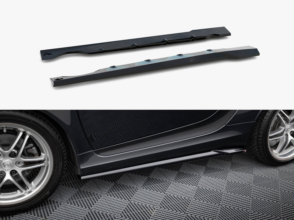 Side Skirts Diffusers Brabus Smart Fortwo C451 Facelift
