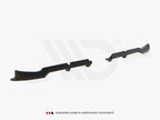 Rear Splitter (Vertical Bars) Brabus Smart Fortwo C451 Facelift