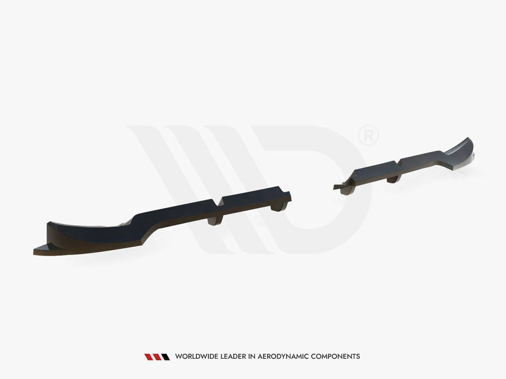 Rear Splitter (Vertical Bars) Brabus Smart Fortwo C451 Facelift