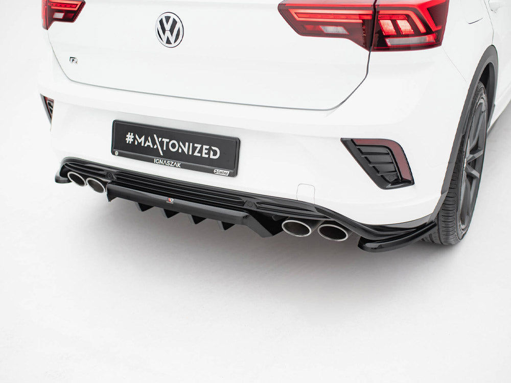 Central Rear Splitter (Vertical Bars) Volkswagen T-Roc R Mk1