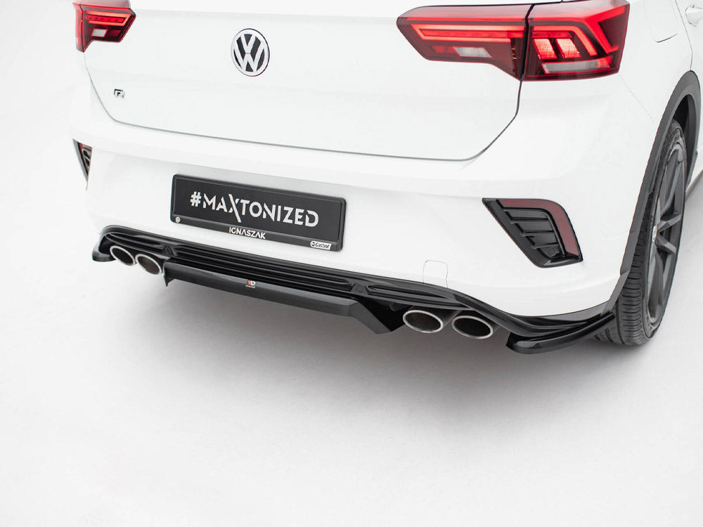 Central Rear Splitter (Vertical Bars) Volkswagen T-Roc R Mk1