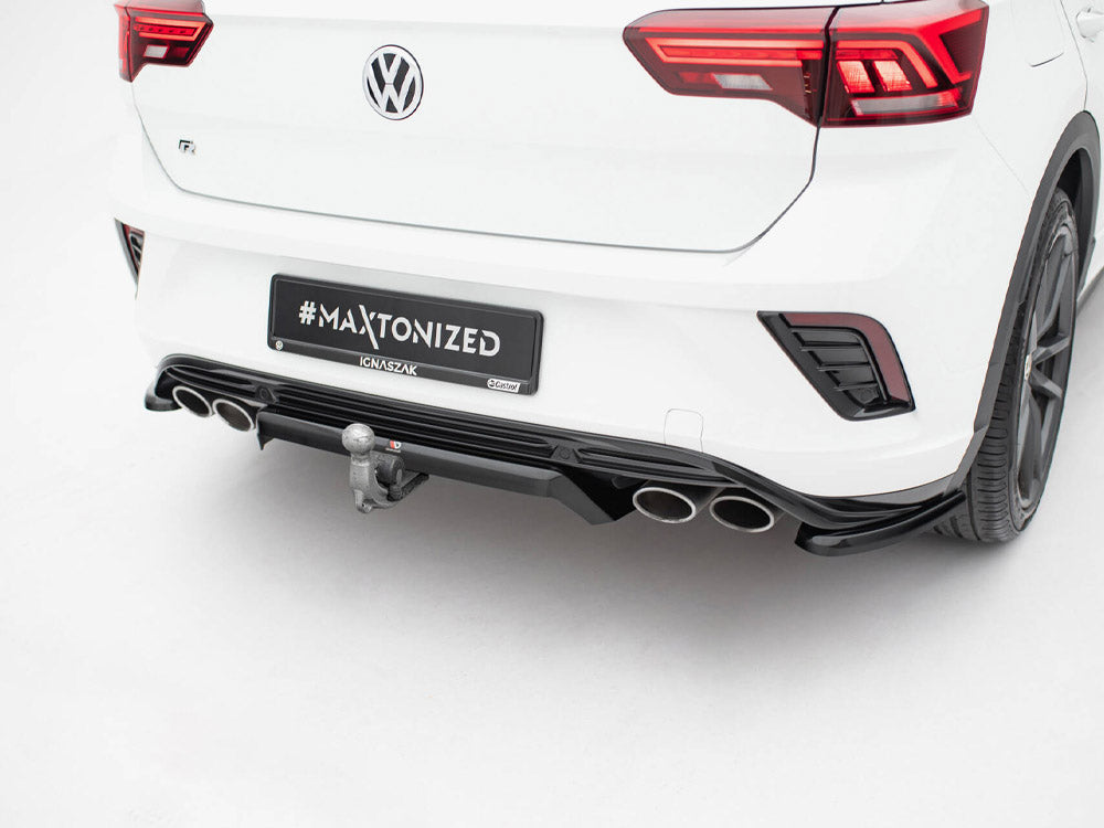 Central Rear Splitter (Vertical Bars) Volkswagen T-Roc R Mk1