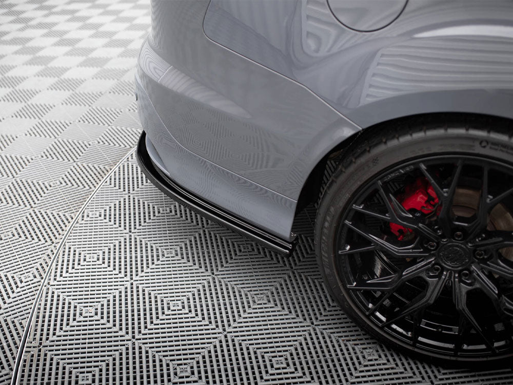 Rear Side Splitters Ford Focus ST Mk3 Estate - Carbon Look