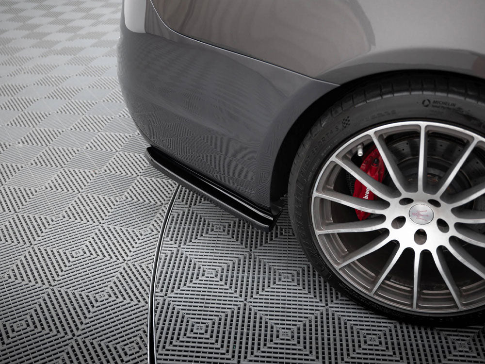 Rear Side Splitters Maserati Quattroporte Mk6 - Carbon Look