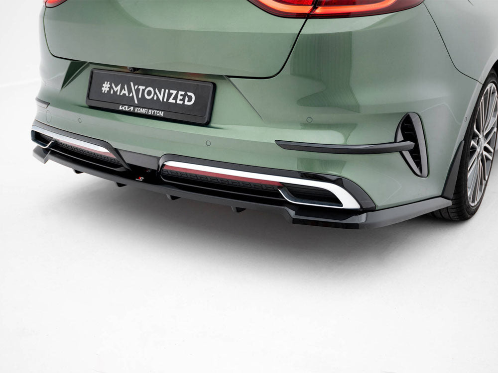 Rear Splitter (Vertical Bars) Kia Proceed GT-Line Mk1 Facelift