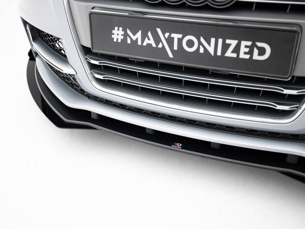 Street PRO Front Splitter + Flaps Audi TT S / TT S-Line 8J Facelift