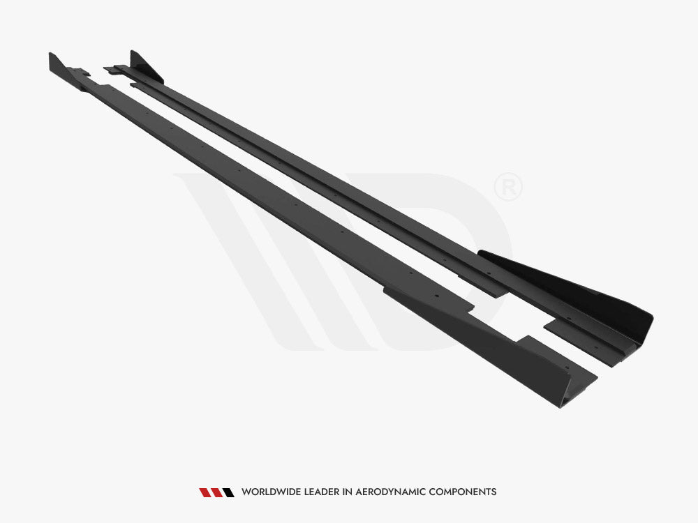 Street PRO Side Skirts Diffusers + Flaps Audi TT S / TT S-Line 8J Facelift