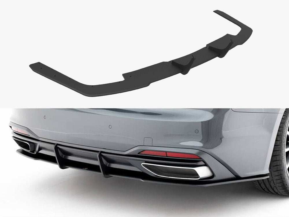 Street PRO Rear Diffuser Audi A5 F5 Facelift - Black-Red