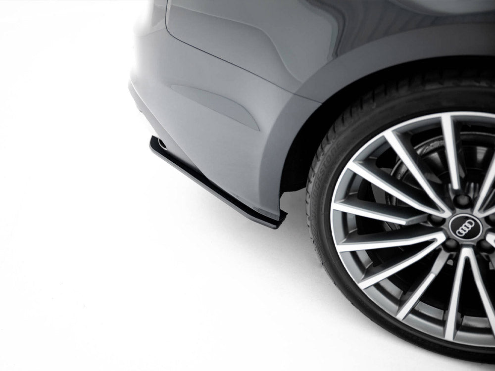 Street PRO Rear Diffuser Audi A5 F5 Facelift - Black-Red