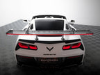 Carbon Spoiler With Upper Swan Mounting + LED Chevrolet Corvette Stingray / Grand Sport C7