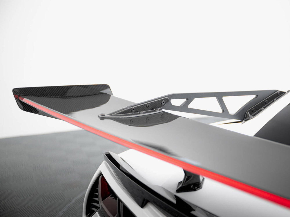 Carbon Spoiler With Upper Swan Mounting + LED Chevrolet Corvette Stingray / Grand Sport C7