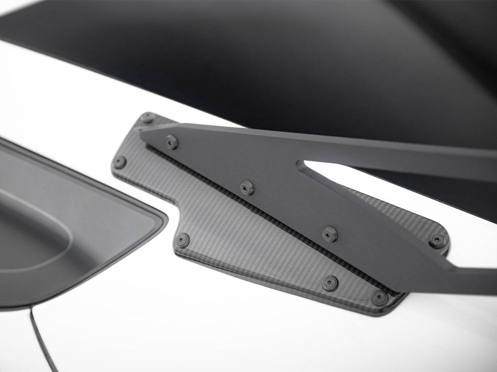 Carbon Spoiler With Upper Swan Mounting + LED Chevrolet Corvette Stingray / Grand Sport C7