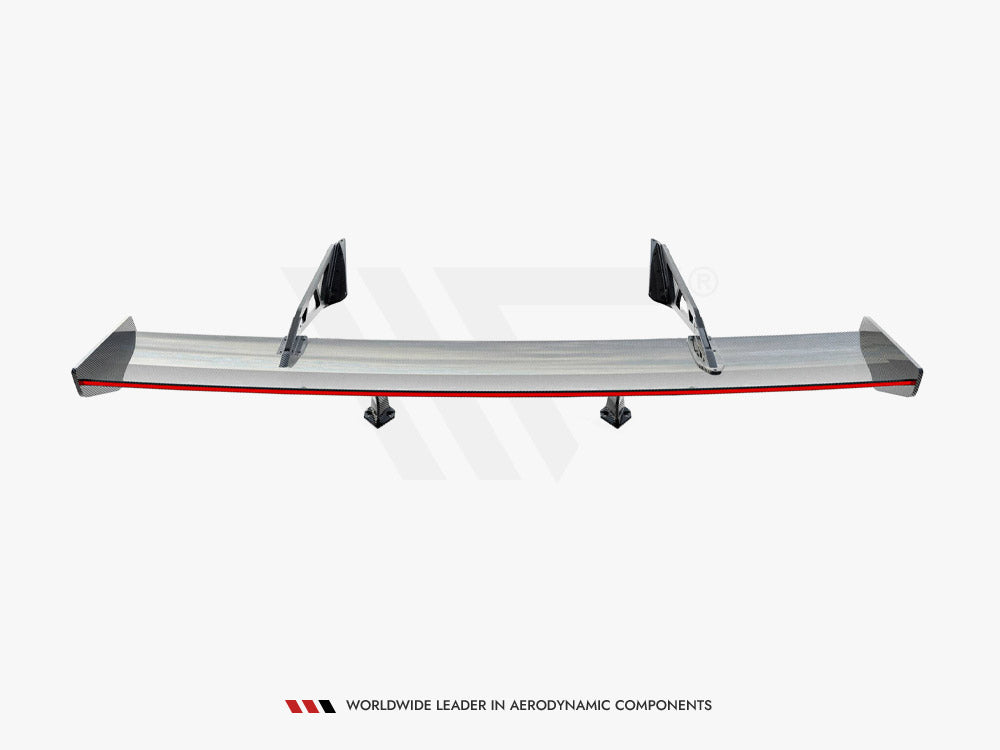 Carbon Spoiler With Upper Swan Mounting + LED Chevrolet Corvette Stingray / Grand Sport C7
