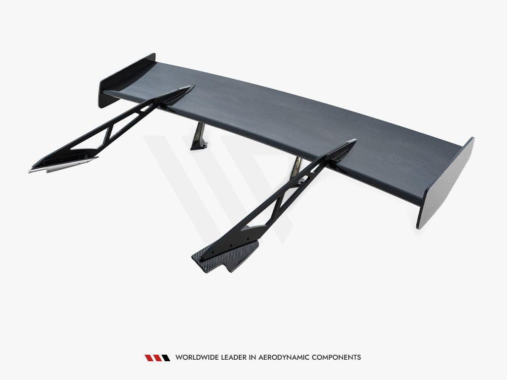 Carbon Spoiler With Upper Swan Mounting + LED Chevrolet Corvette Stingray / Grand Sport C7