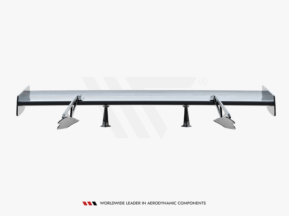 Carbon Spoiler With Upper Swan Mounting + LED Chevrolet Corvette Stingray / Grand Sport C7
