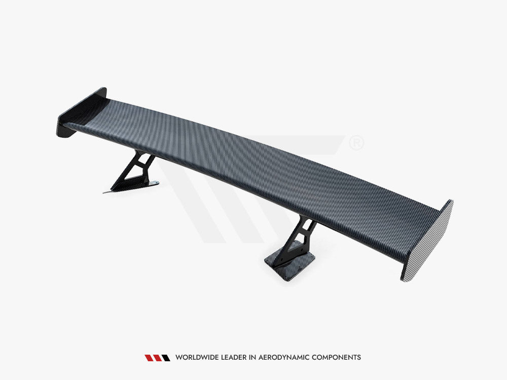 Carbon Spoiler With Internal Brackets Uprights + LED Chevrolet Corvette Stingray / Grand Sport C7