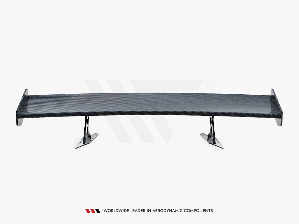 Carbon Spoiler With Internal Brackets Uprights + LED Chevrolet Corvette Stingray / Grand Sport C7