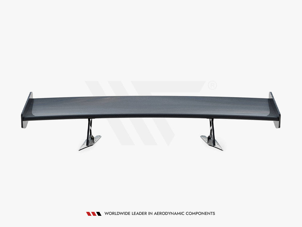 Carbon Spoiler With Internal Brackets Uprights + LED Chevrolet Corvette Stingray / Grand Sport C7