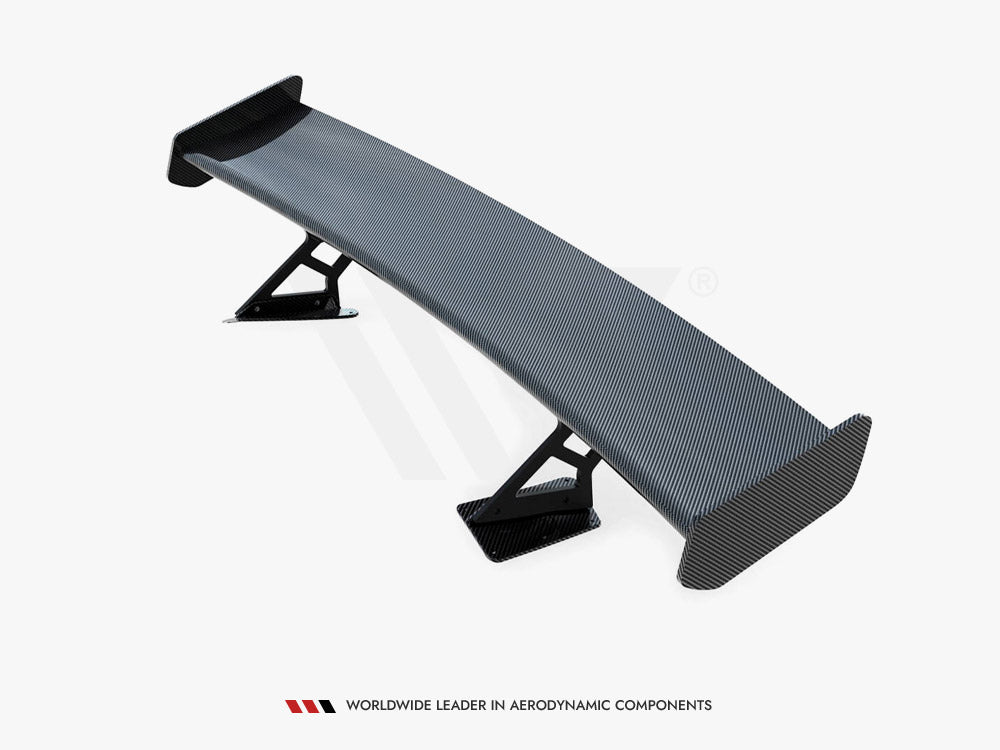 Carbon Spoiler With Internal Brackets Uprights Chevrolet Corvette Stingray / Grand Sport C7