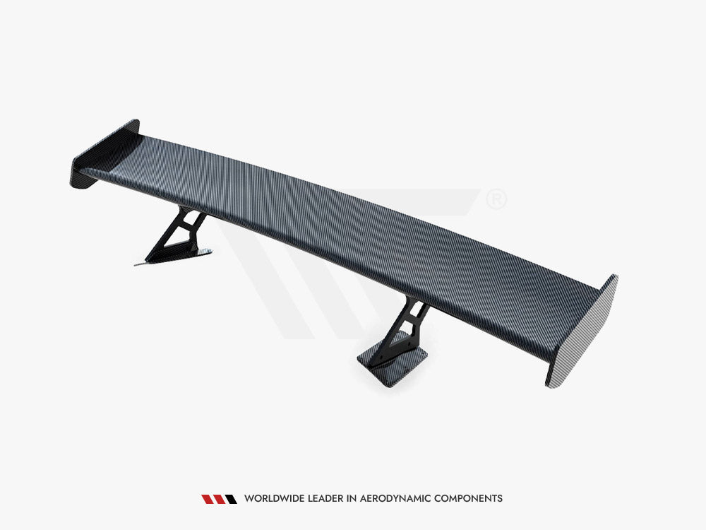 Carbon Spoiler With Internal Brackets Uprights Chevrolet Corvette Stingray / Grand Sport C7