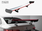 Carbon Spoiler With Internal Brackets Uprights + LED Volkswagen Jetta GLI Mk7