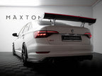 Carbon Spoiler With Internal Brackets Uprights + LED Volkswagen Jetta GLI Mk7