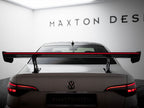 Carbon Spoiler With Internal Brackets Uprights + LED Volkswagen Jetta GLI Mk7