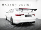 Carbon Spoiler With Internal Brackets Uprights + LED Volkswagen Jetta GLI Mk7