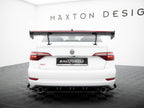Carbon Spoiler With Internal Brackets Uprights + LED Volkswagen Jetta GLI Mk7