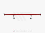 Carbon Spoiler With Internal Brackets Uprights + LED Volkswagen Jetta GLI Mk7