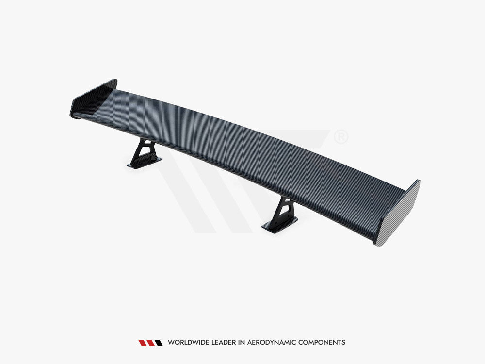 Carbon Spoiler With Internal Brackets Uprights + LED Volkswagen Jetta GLI Mk7