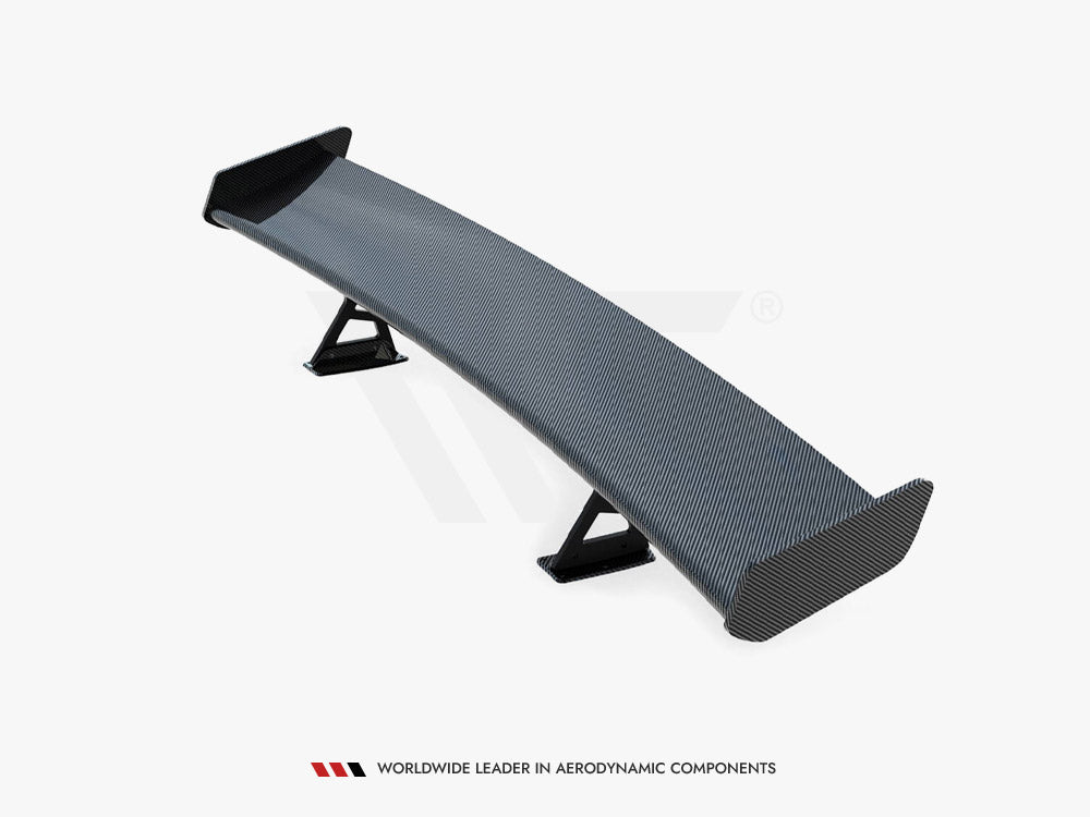 Carbon Spoiler With Internal Brackets Uprights + LED Volkswagen Jetta GLI Mk7