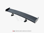 Carbon Spoiler With Internal Brackets Uprights + LED Volkswagen Jetta GLI Mk7
