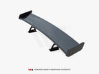 Carbon Spoiler With Internal Brackets Uprights + LED Volkswagen Jetta GLI Mk7