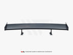 Carbon Spoiler With Internal Brackets Uprights + LED Volkswagen Jetta GLI Mk7