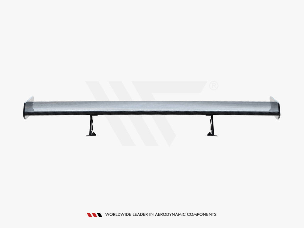 Carbon Spoiler With Internal Brackets Uprights + LED Volkswagen Jetta GLI Mk7