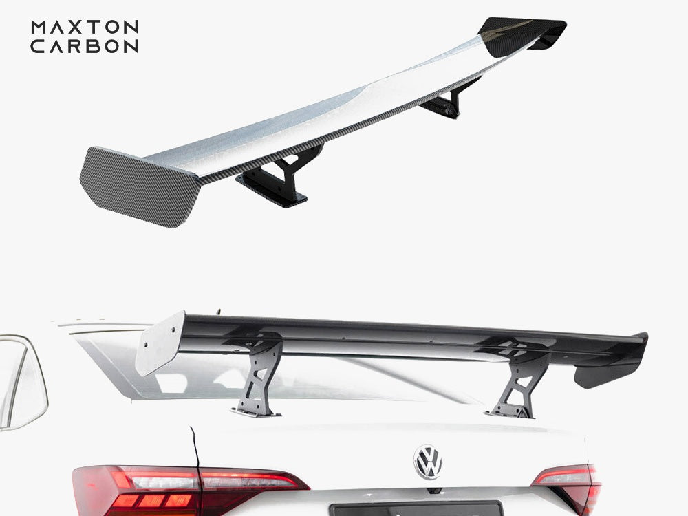 Carbon Spoiler With Internal Brackets Uprights Volkswagen Jetta GLI Mk7