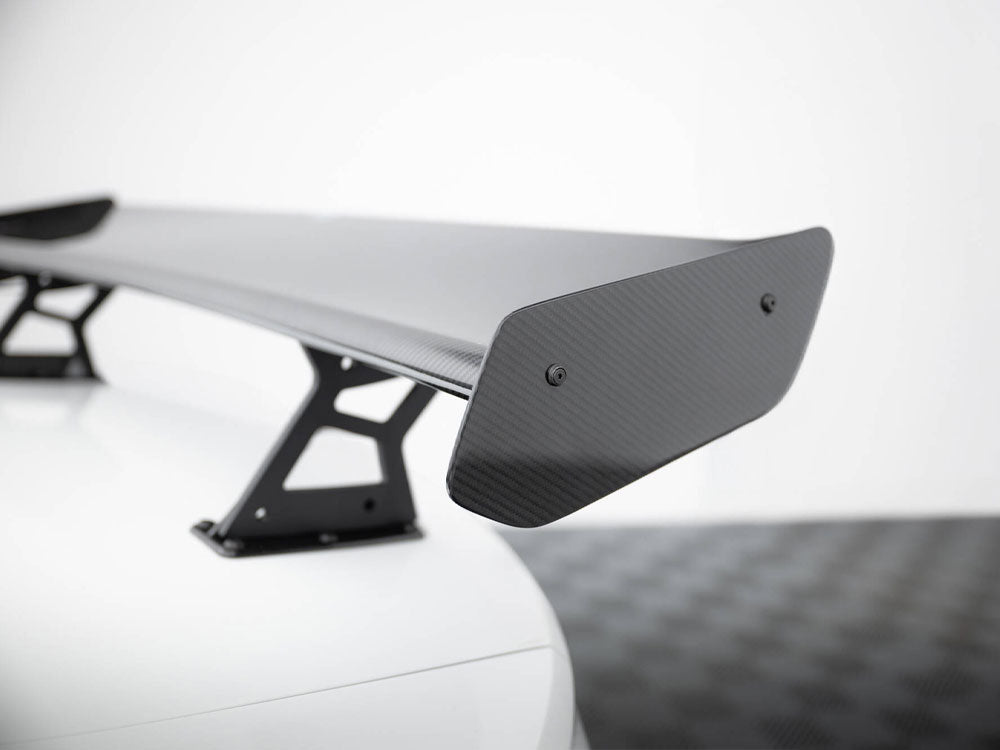 Carbon Spoiler With Internal Brackets Uprights Volkswagen Jetta GLI Mk7