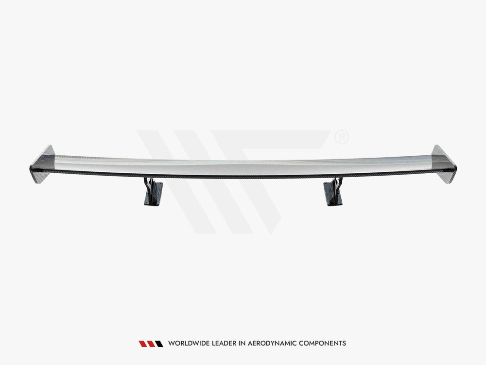 Carbon Spoiler With Internal Brackets Uprights Volkswagen Jetta GLI Mk7