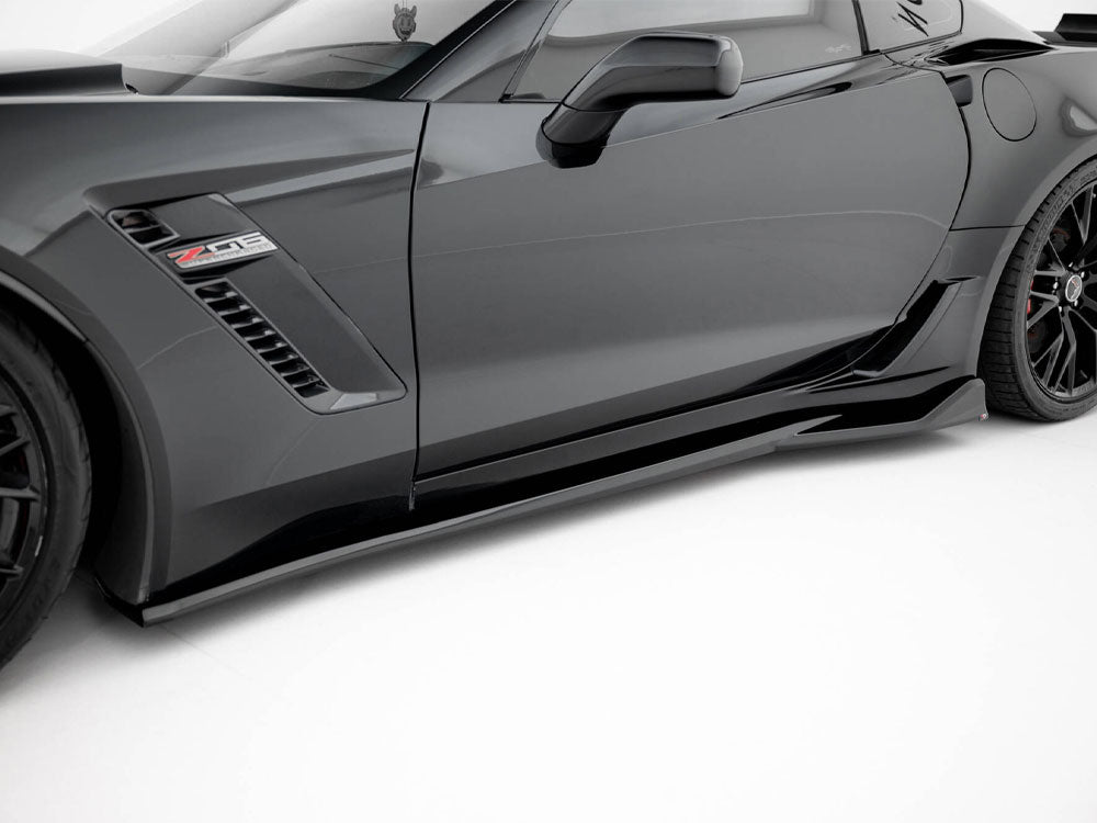 Side Skirts Diffusers Chevrolet Corvette Z06 C7