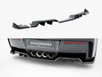 Rear Splitter (Vertical Bars) + Rear Side Splitters Chevrolet Corvette Z06 C7