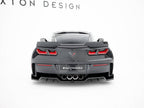 Rear Splitter (Vertical Bars) + Rear Side Splitters Chevrolet Corvette Z06 C7