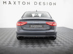 Rear Valance Audi A4 B8 Facelift (Version with dual exhausts on both sides)